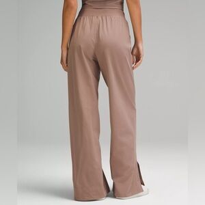 Lululemon Stretch Woven High-Rise Wide-Leg Pants Twilight Rose Full Length